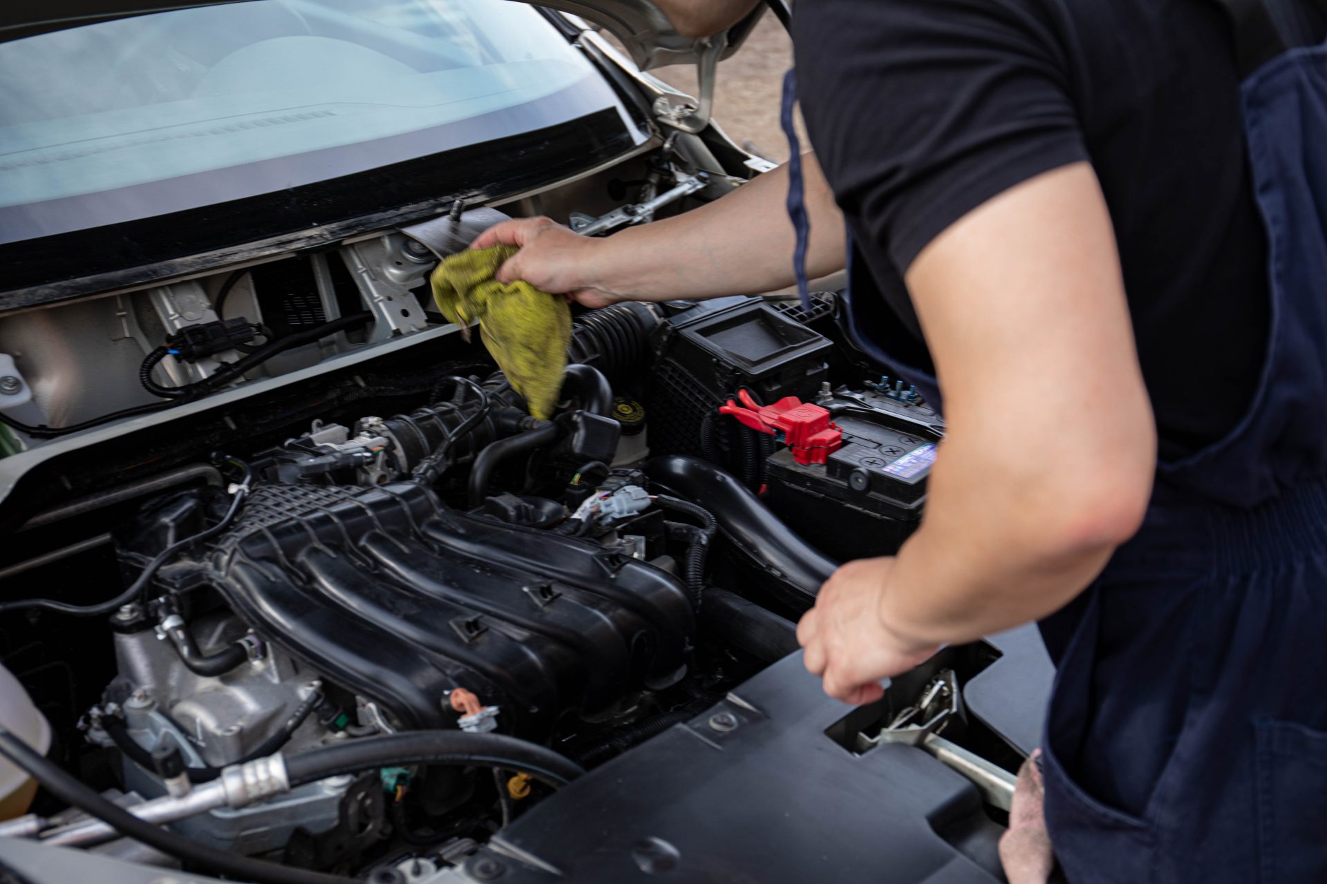 clean engine bay